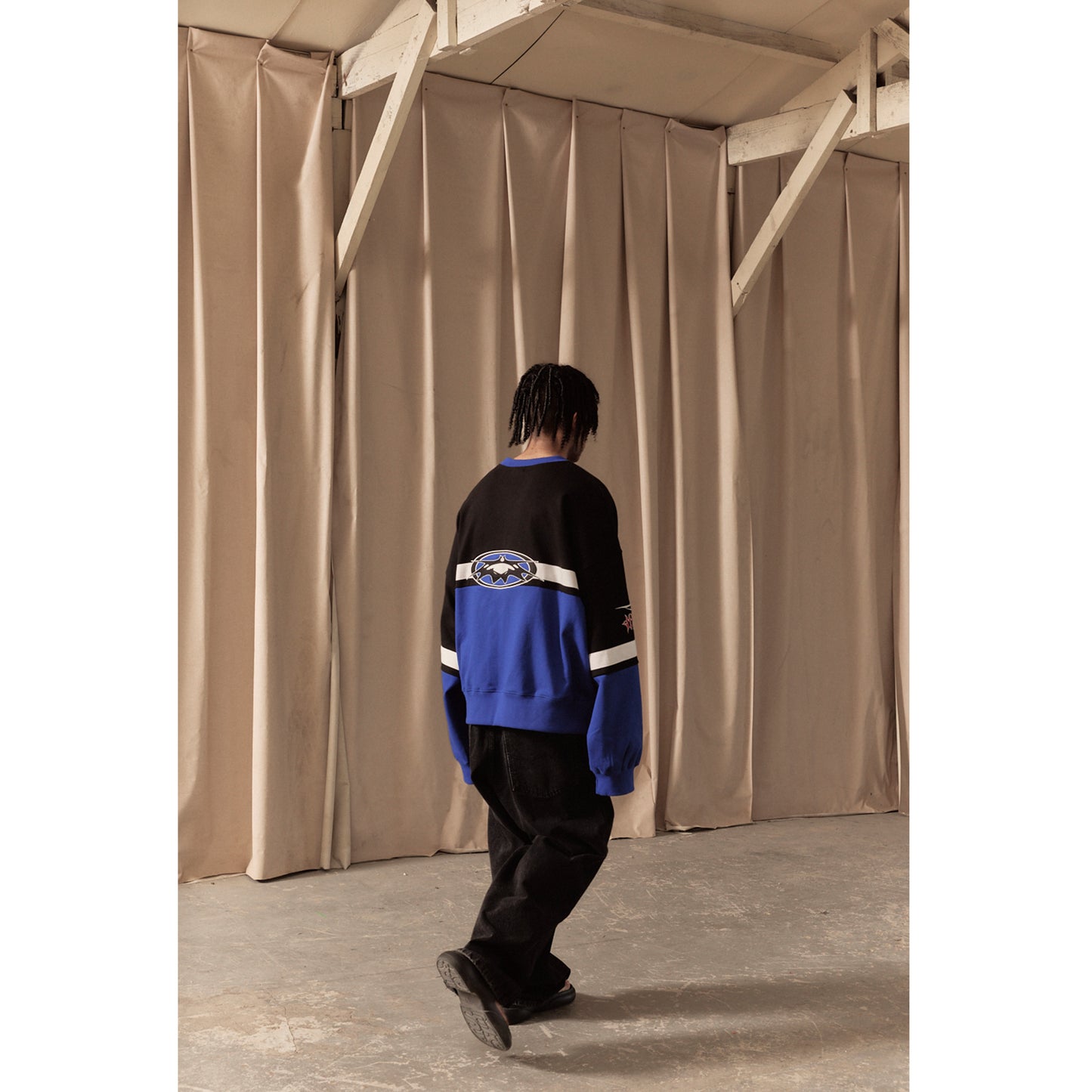 HOCKEY JERSEY SWEAT / BLUE