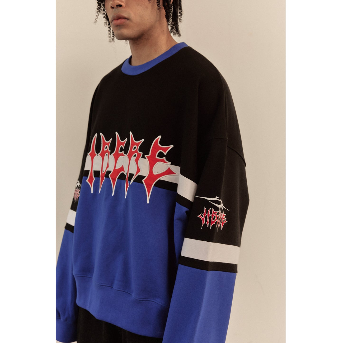 HOCKEY JERSEY SWEAT / BLUE