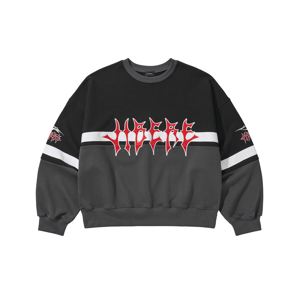 HOCKEY JERSEY SWEAT / CHARCOAL