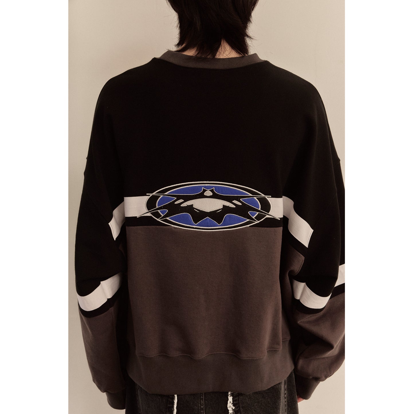 HOCKEY JERSEY SWEAT / CHARCOAL