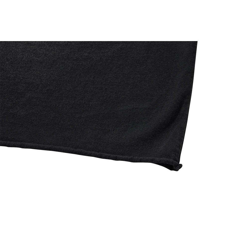 MESH HOOD T-SHIRT / BLACK
