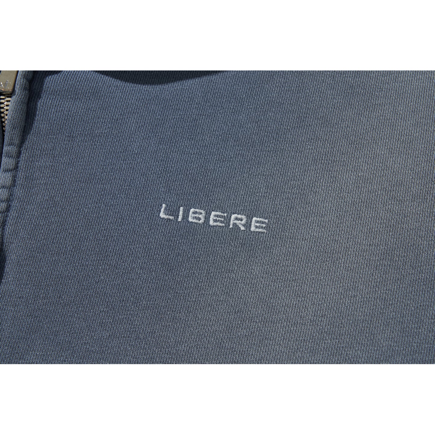 LOGO ZIP-UP HOODIE / NAVY