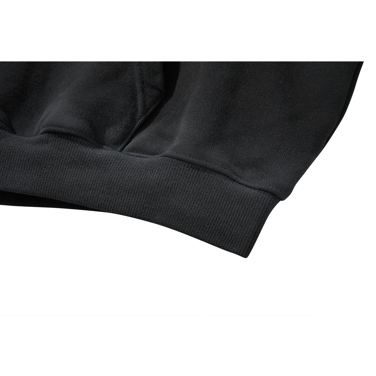 WASHED BEADS HOODIE / BLACK