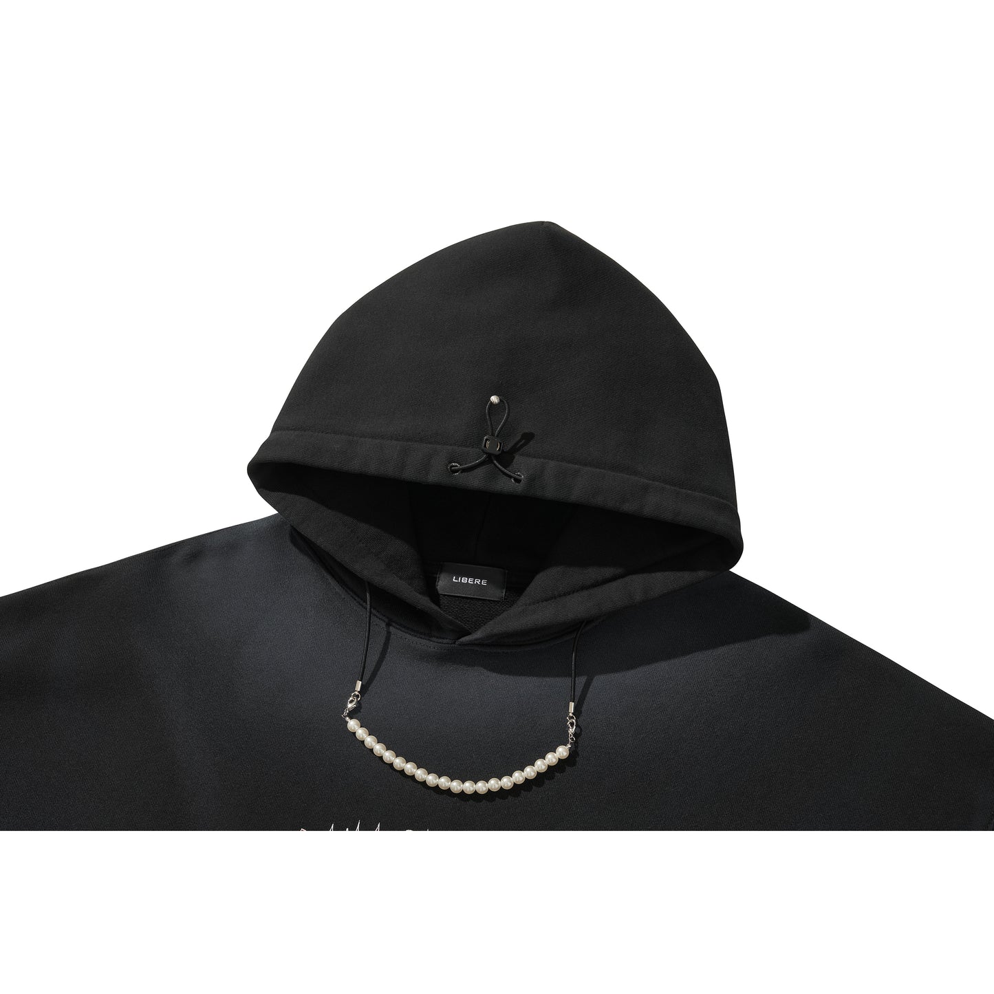 FLAME BEADS HOODIE / BLACK