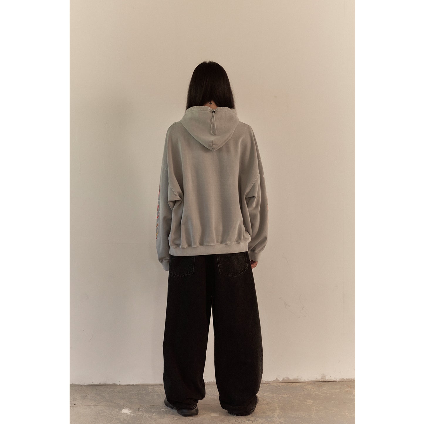 BAGGY DENIM PANTS / BLACK
