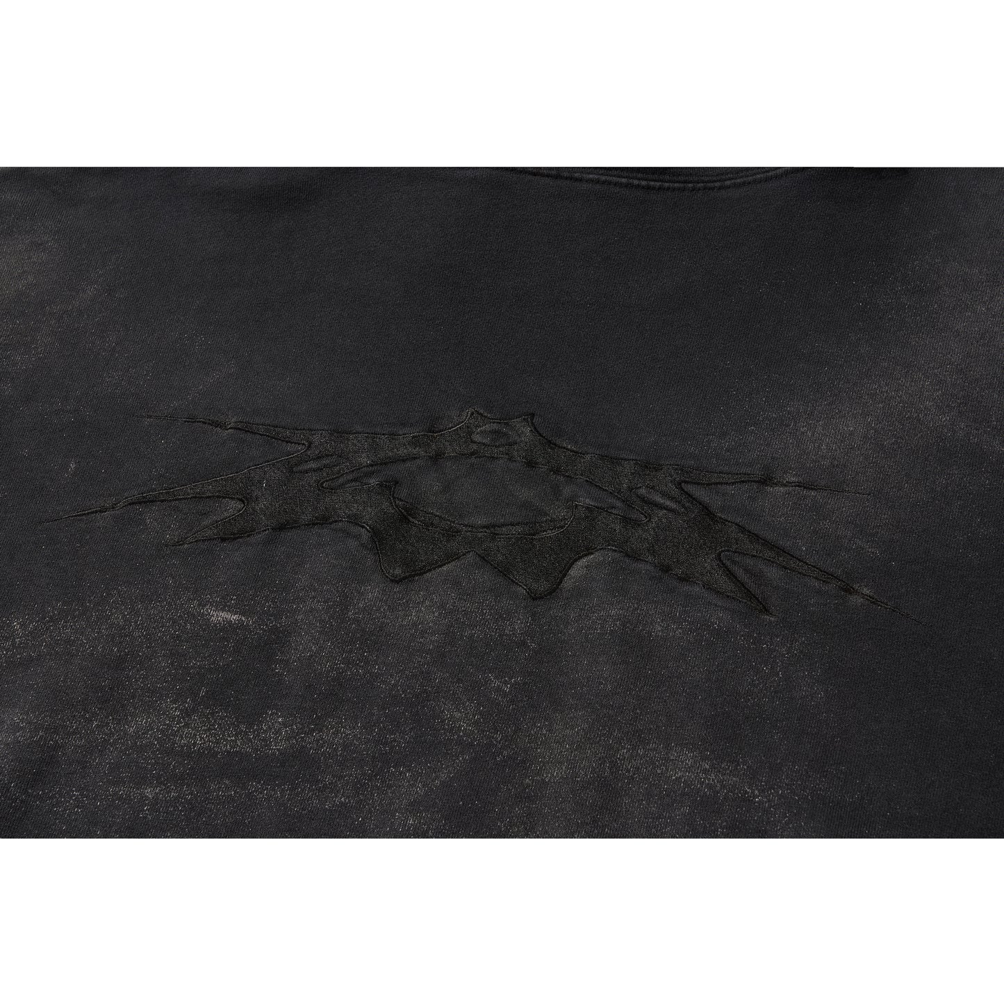 LOGO STRING HOODIE/ BLACK
