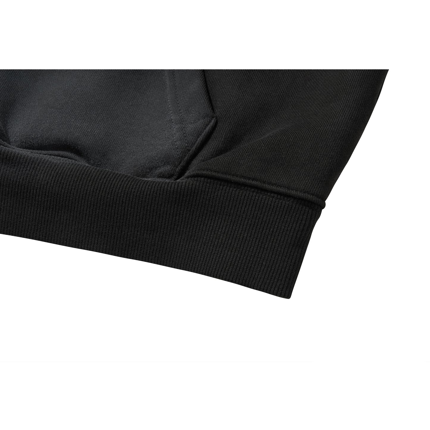 LOGO ZIP-UP HOODIE / BLACK