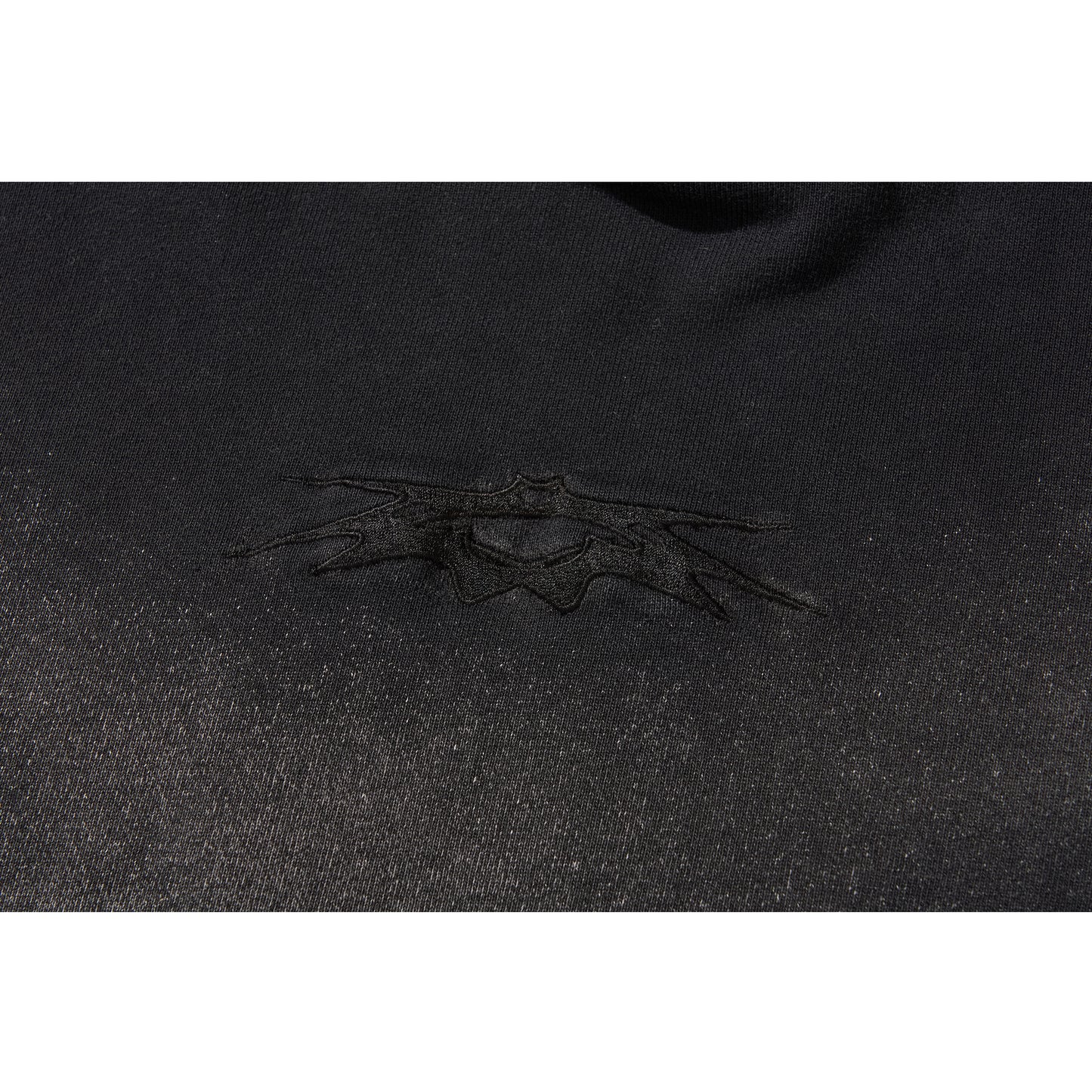LOGO STRING HOODIE/ BLACK