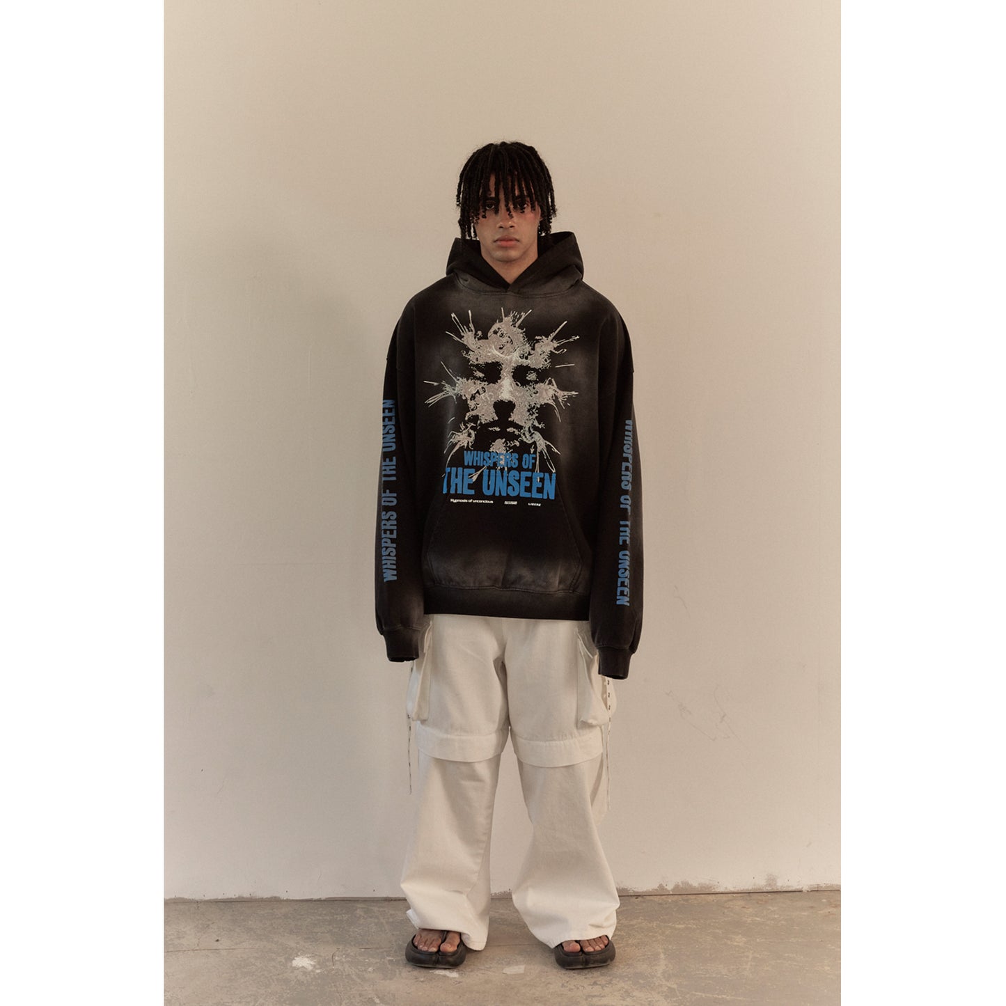 WHISPERS OF THE UNSEEN HOODIE / BLACK