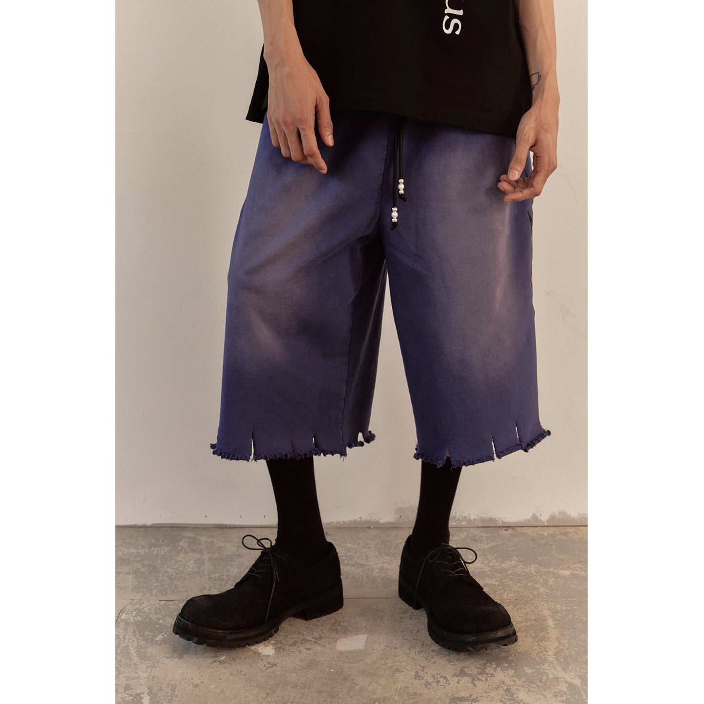 LOGO SWEAT HALF PANTS / FURTURE DUSK