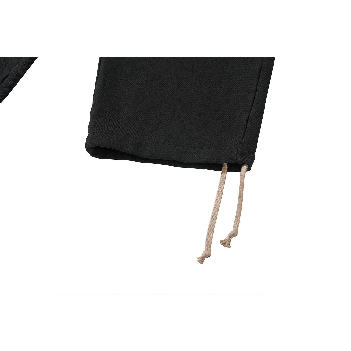 WASHED SWEAT CARGO PANTS / BLACK