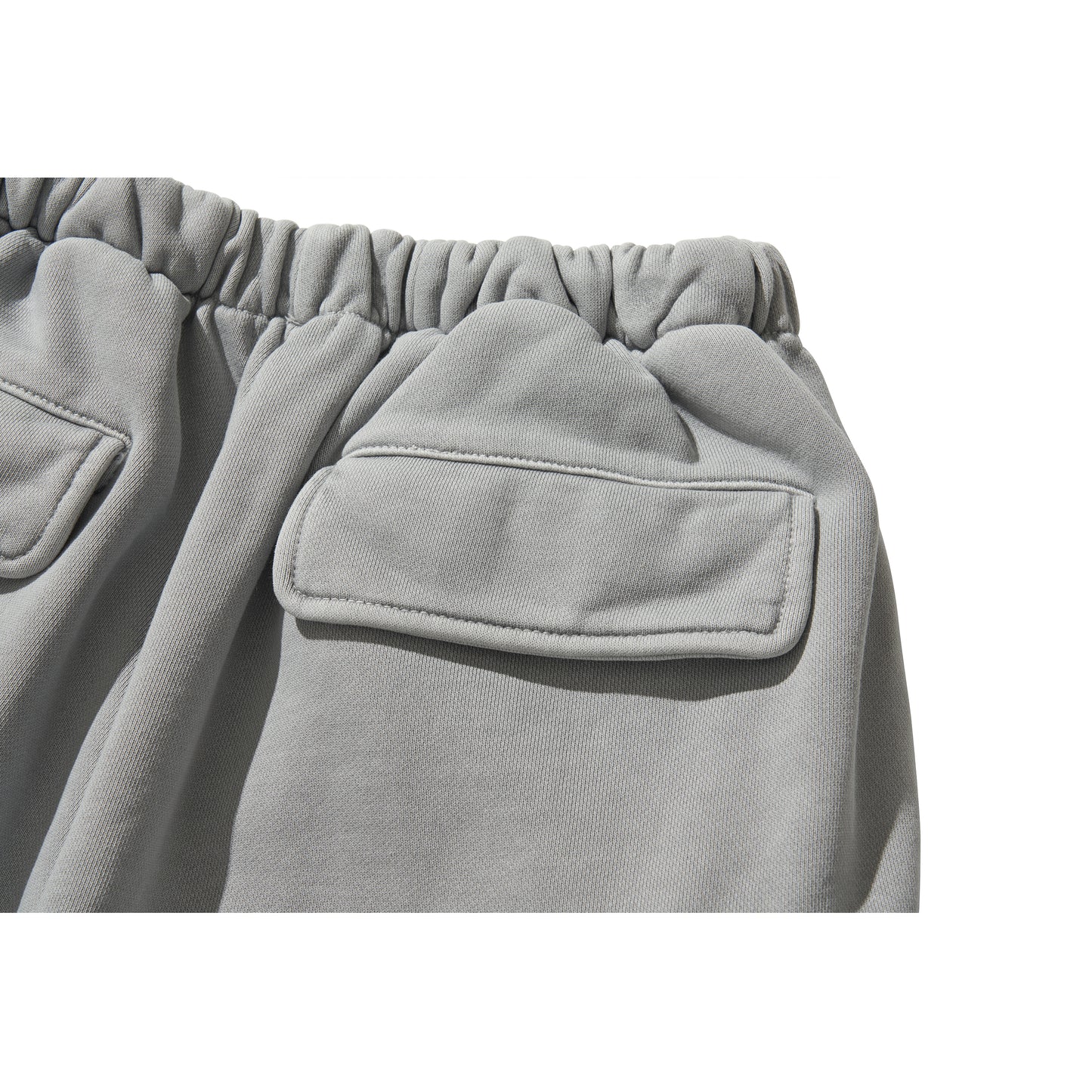 WASHED SWEAT CARGO PANTS / GRAY