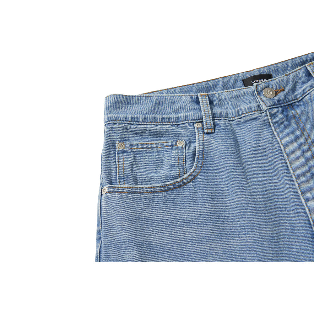 BAGGY DENIM PANTS / BLUE