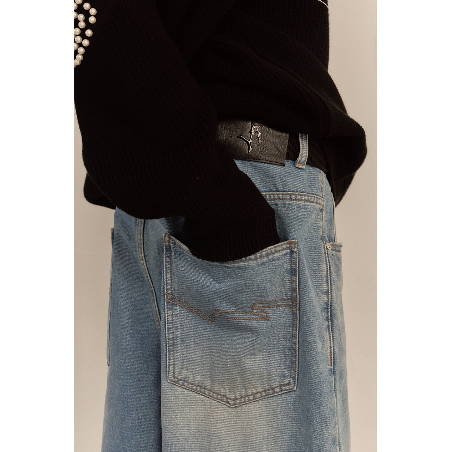 BAGGY DENIM PANTS / BLUE