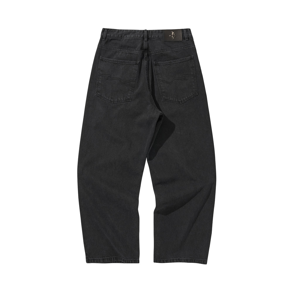BAGGY DENIM PANTS / BLACK