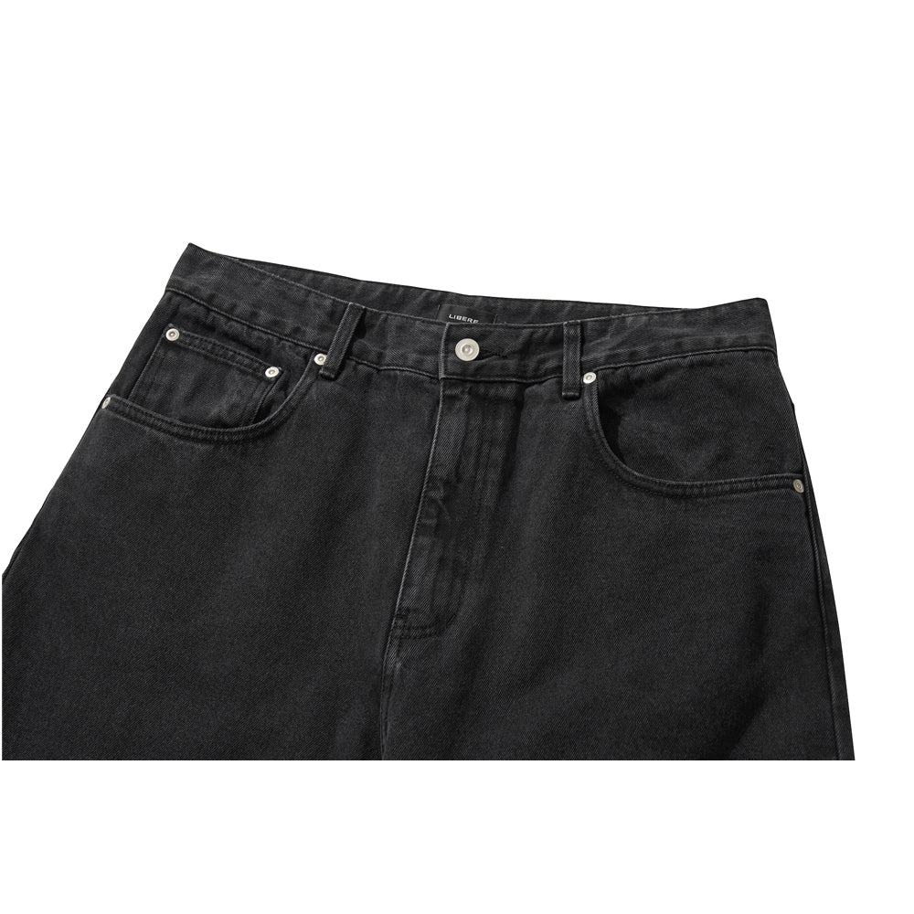 BAGGY DENIM PANTS / BLACK