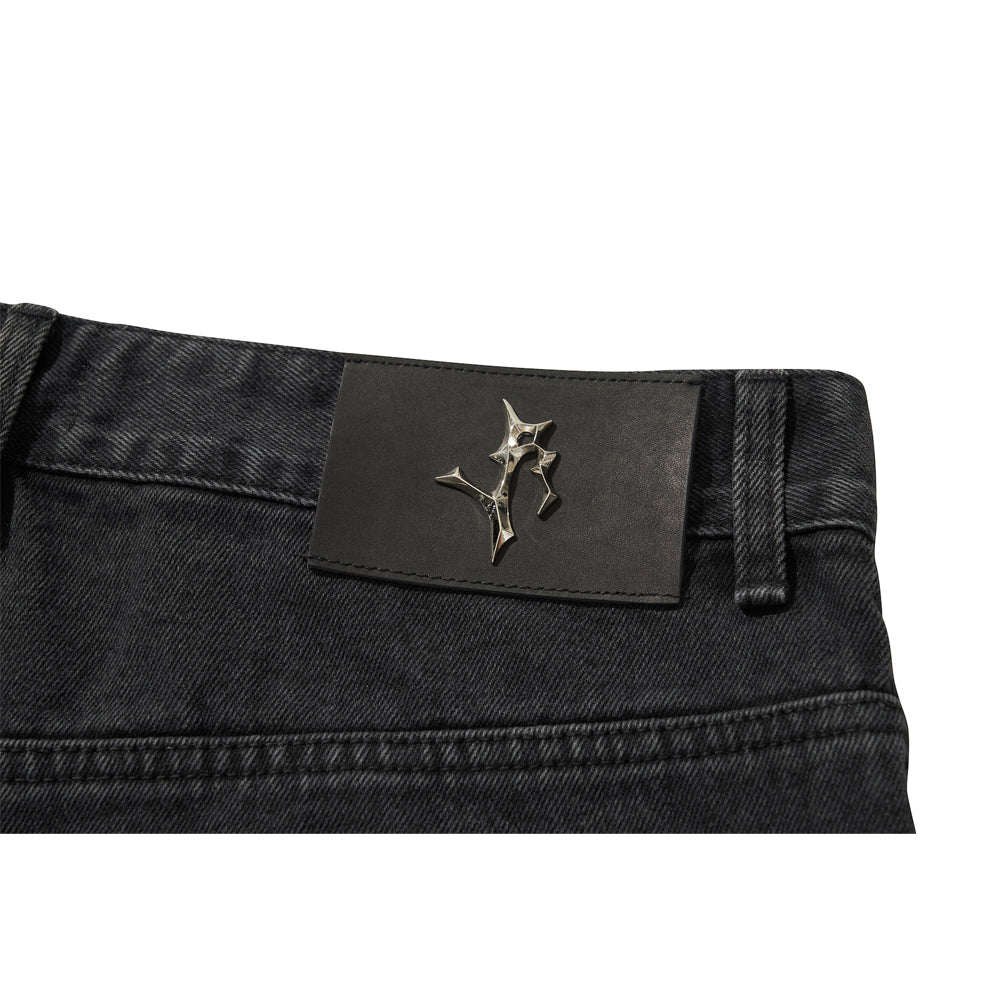 BAGGY DENIM PANTS / BLACK