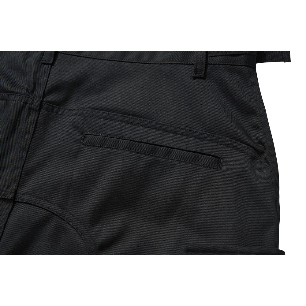 MULTI ZIP POCKET PANTS / BLACK