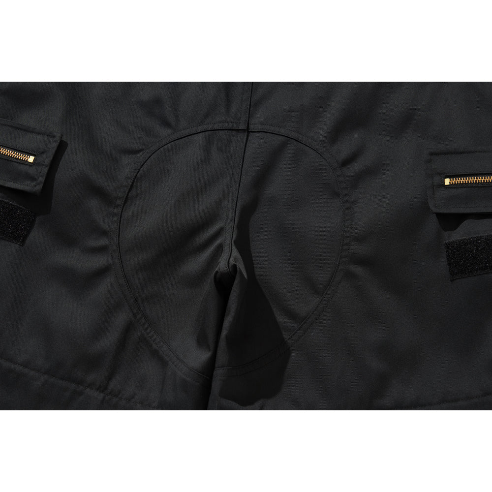 MULTI ZIP POCKET PANTS / BLACK