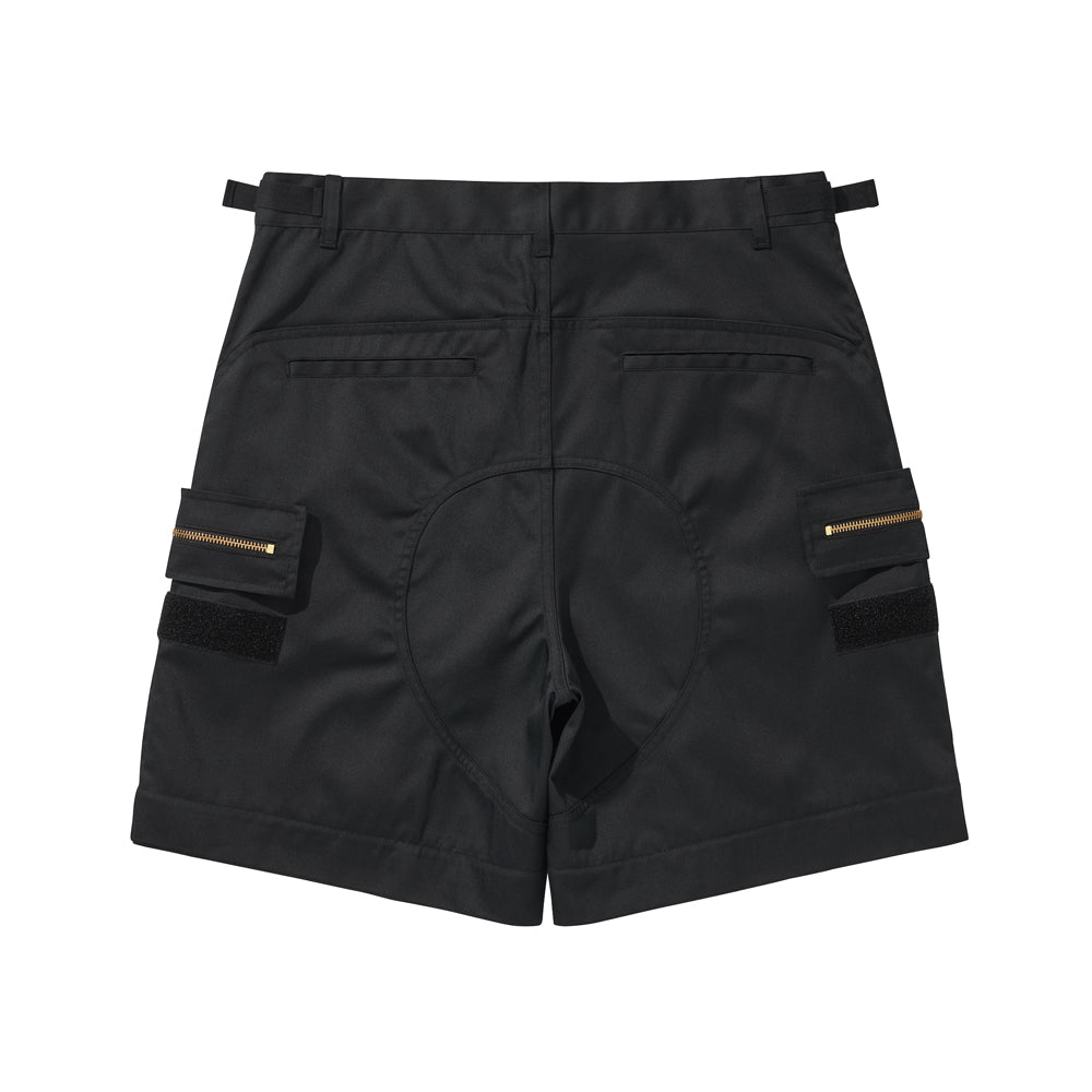 MULTI ZIP POCKET PANTS / BLACK