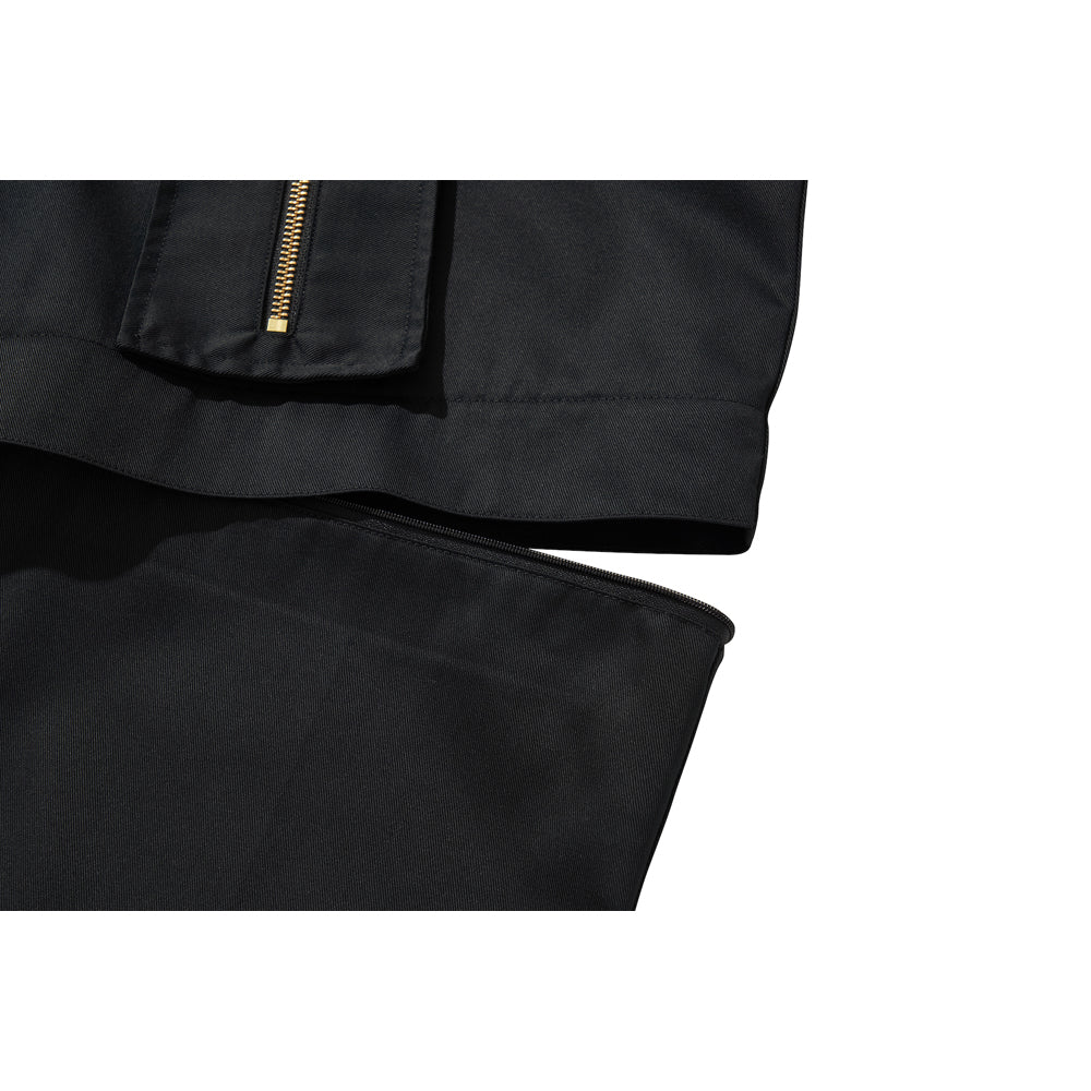 MULTI ZIP POCKET PANTS / BLACK