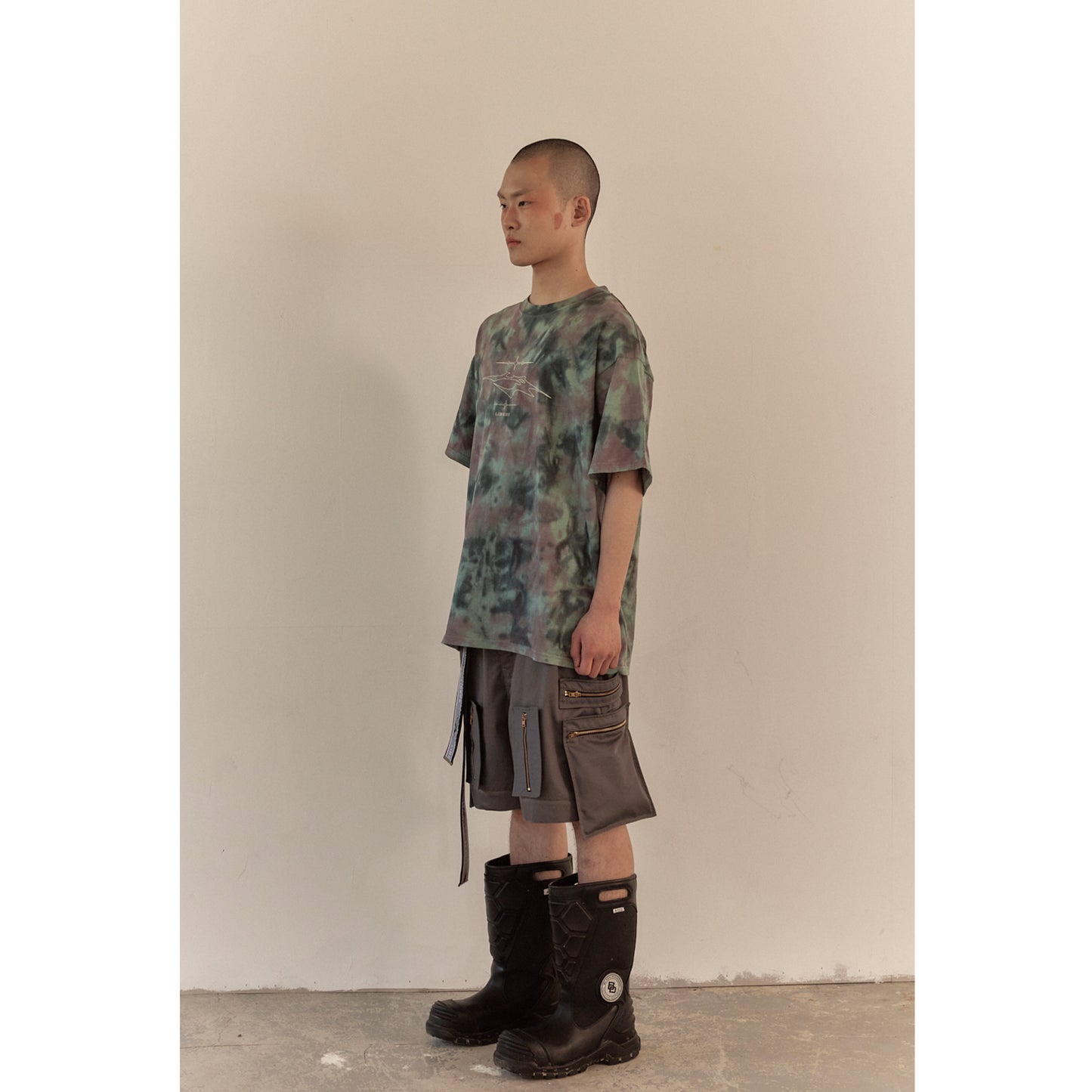 MULTI ZIP POCKET PANTS / CHARCOAL