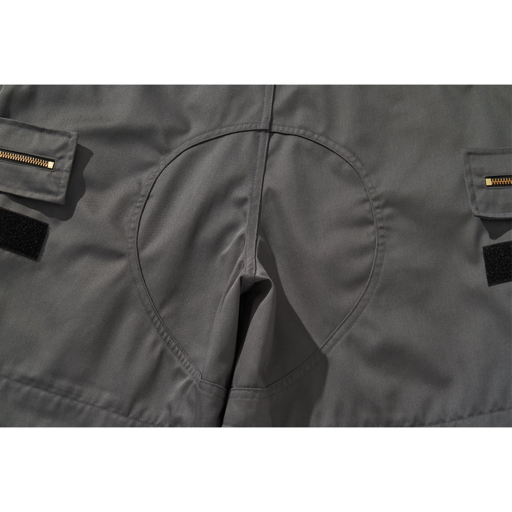 MULTI ZIP POCKET PANTS / CHARCOAL