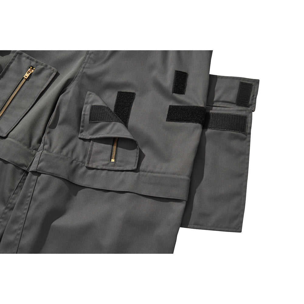 MULTI ZIP POCKET PANTS / CHARCOAL