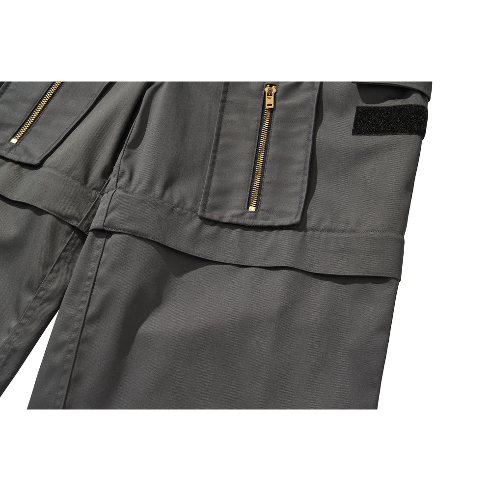 MULTI ZIP POCKET PANTS / CHARCOAL