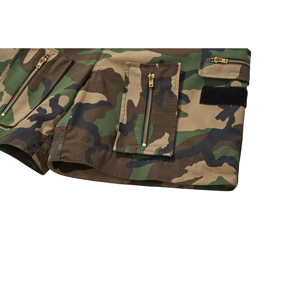 MULTI ZIP POCKET PANTS / CAMO