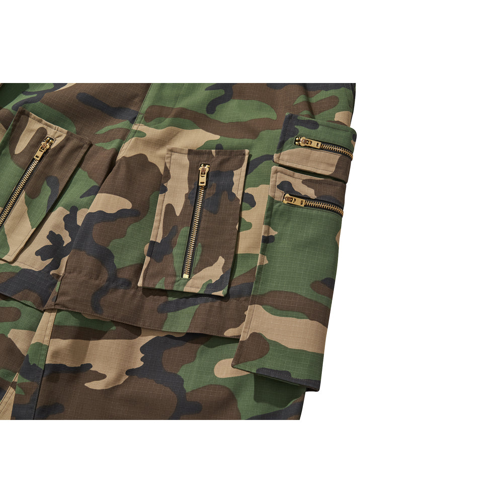 MULTI ZIP POCKET PANTS / CAMO