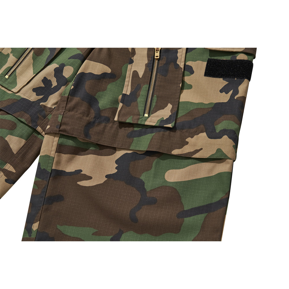 MULTI ZIP POCKET PANTS / CAMO