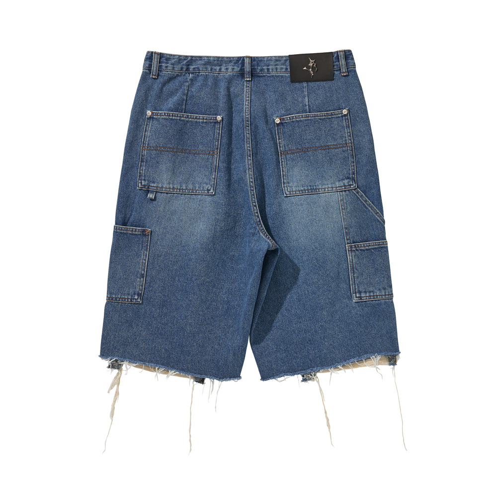 WORK HALF PANTS / BLUE