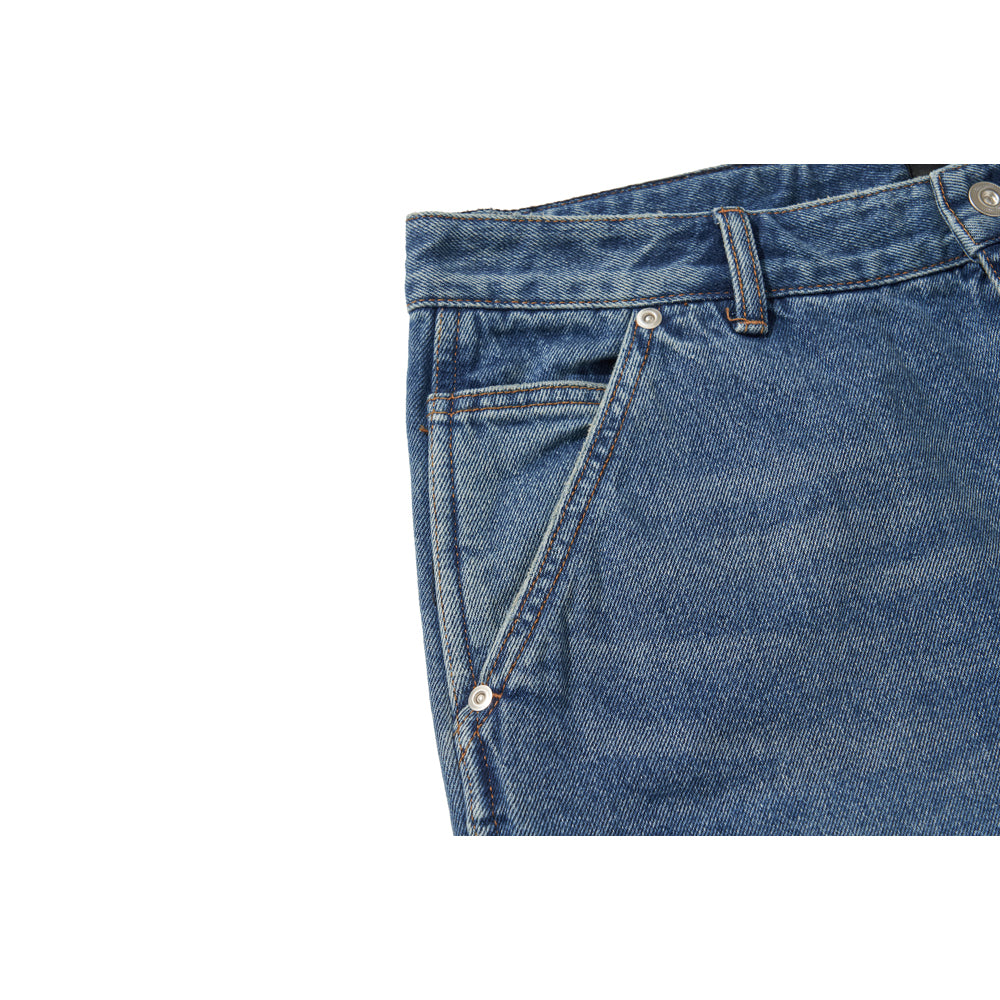 WORK HALF PANTS / BLUE