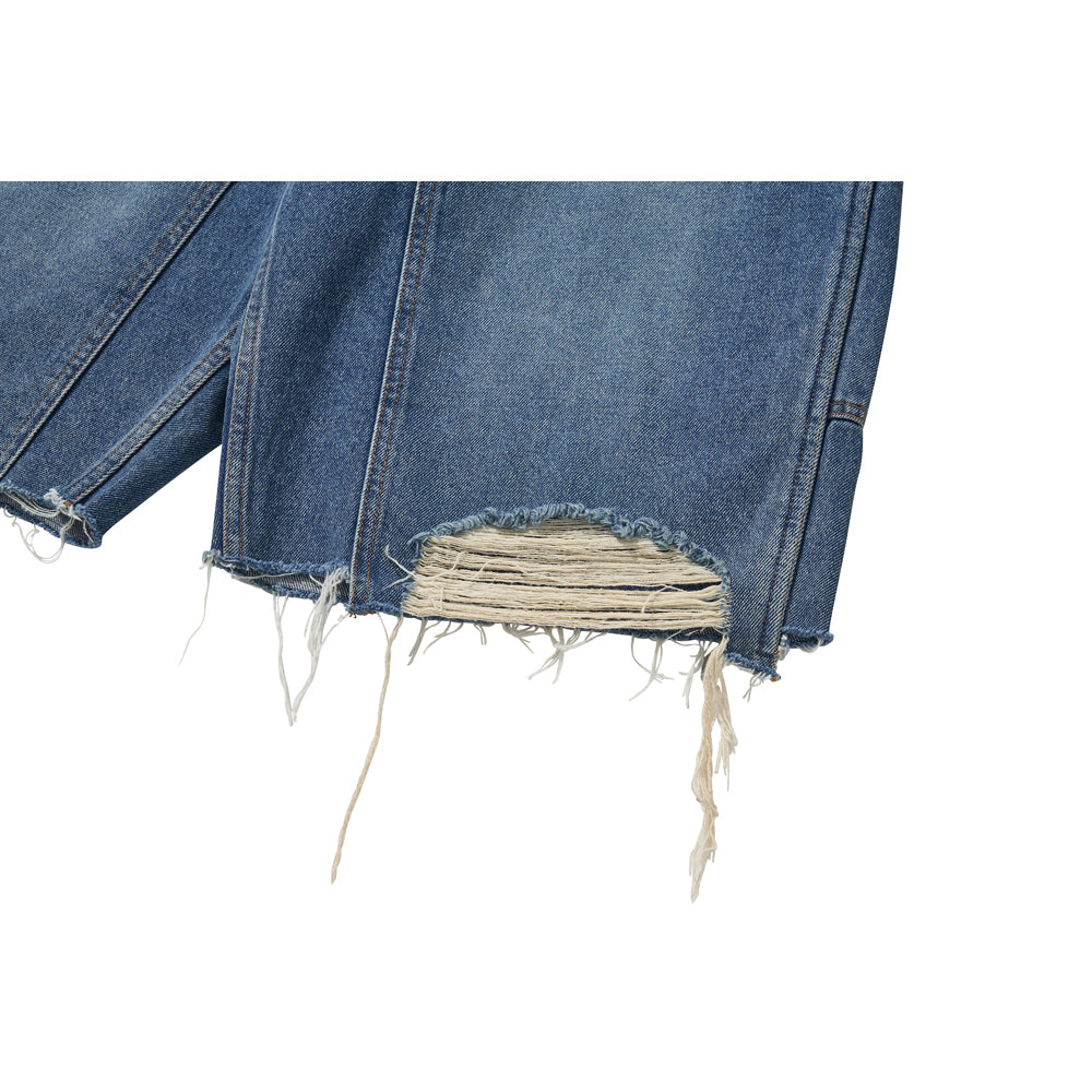 WORK HALF PANTS / BLUE