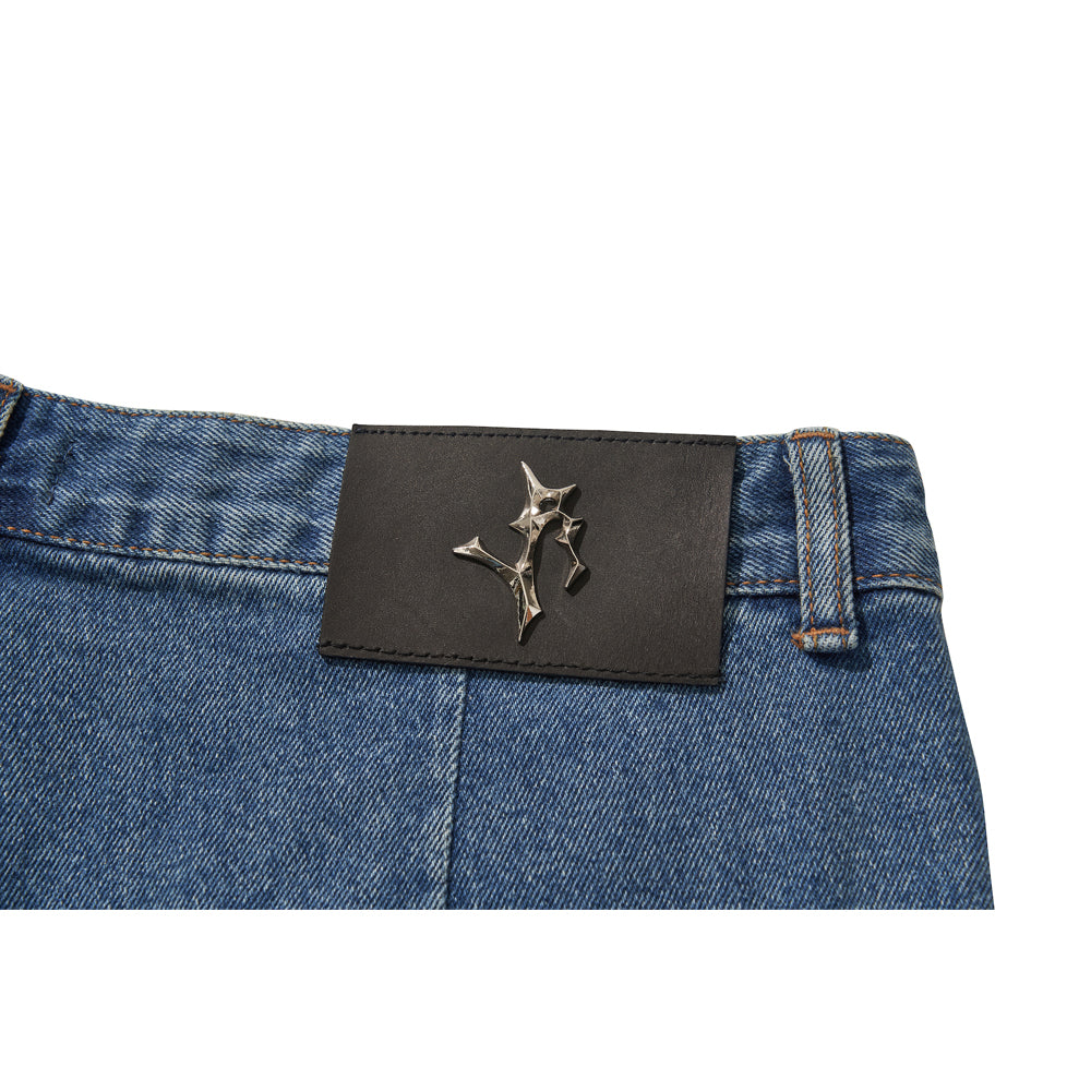 WORK HALF PANTS / BLUE