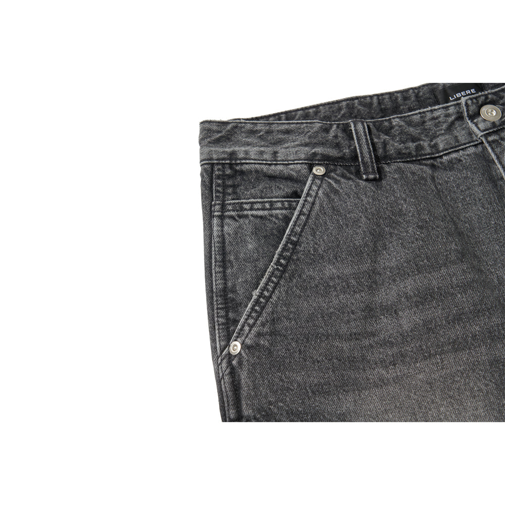 WORK HALF PANTS / BLACK