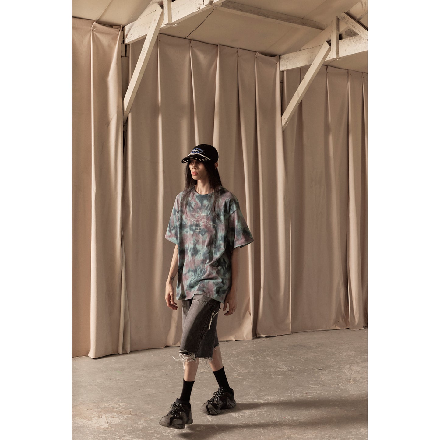 WORK HALF PANTS / BLACK