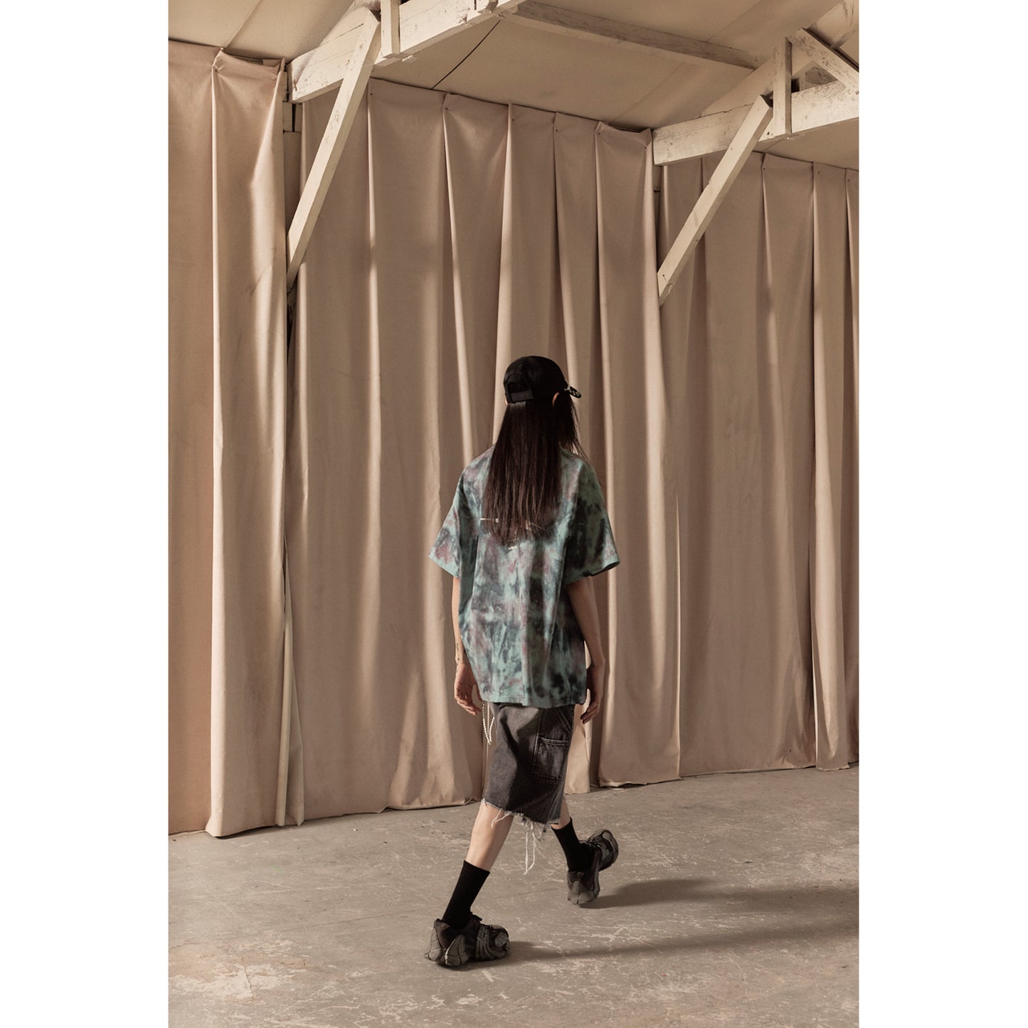 WORK HALF PANTS / BLACK