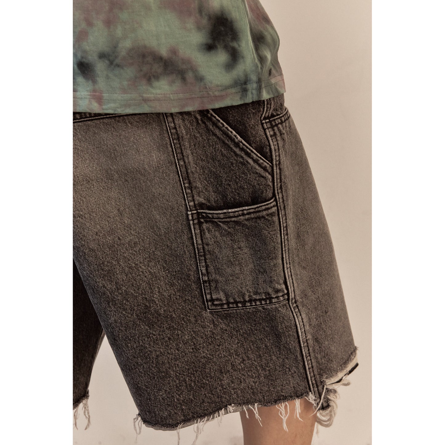 WORK HALF PANTS / BLACK