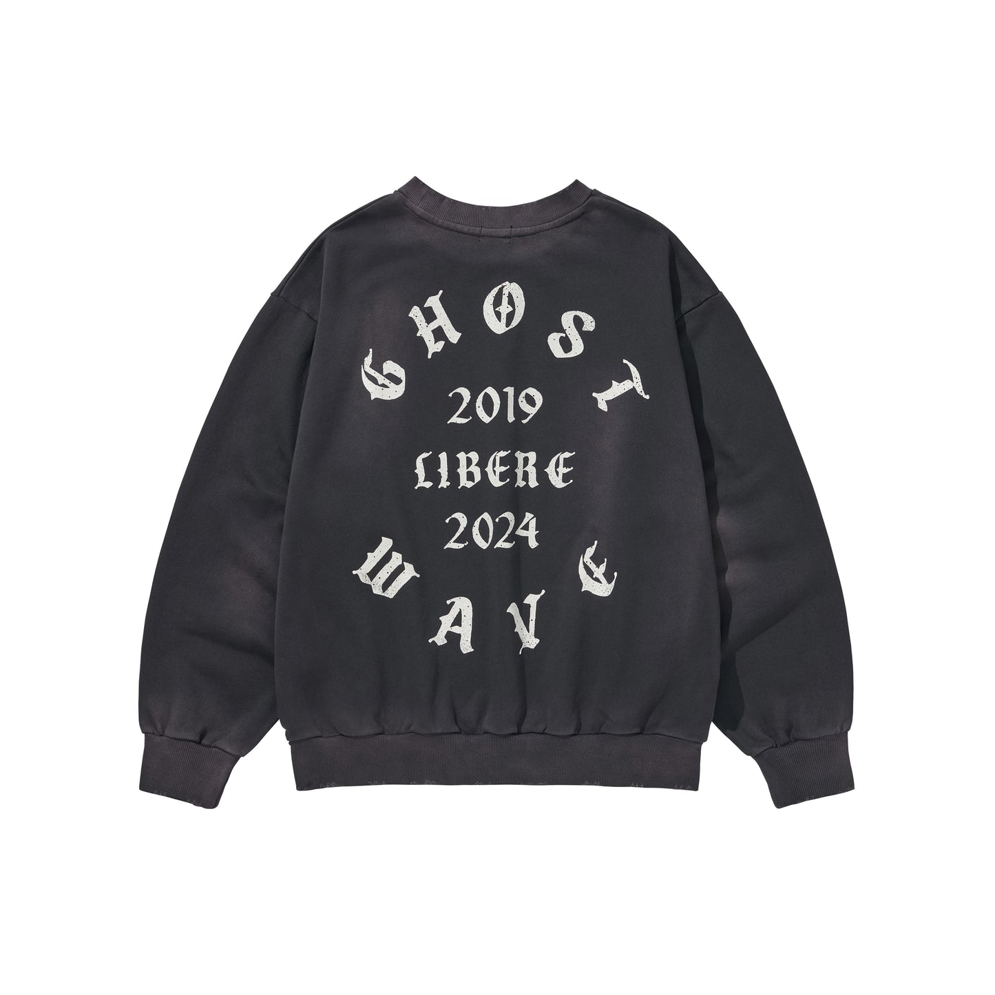 GOTHIC LOGO CREWNECK SWEATZ / BLACK