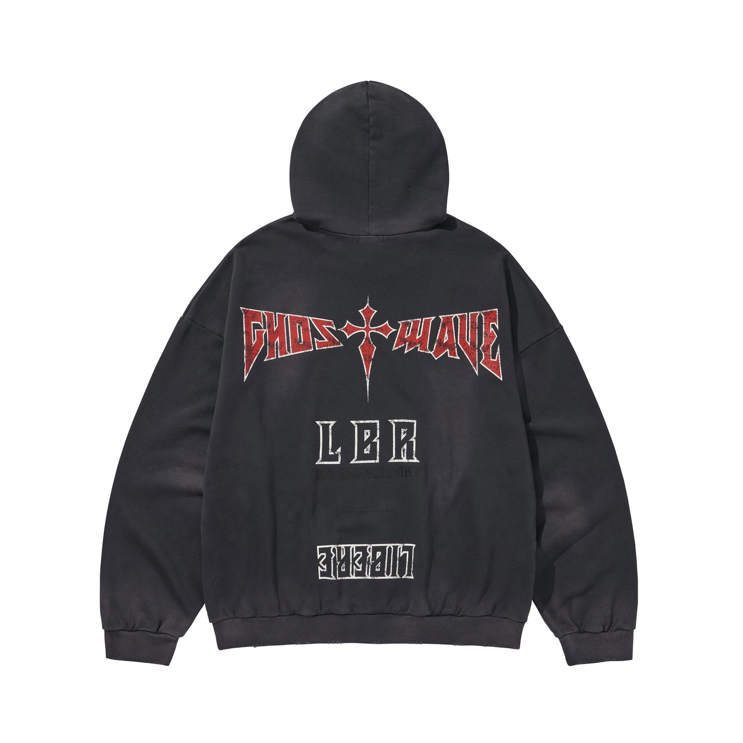 GHOST REPLICATION HOODIE2 / BLACK