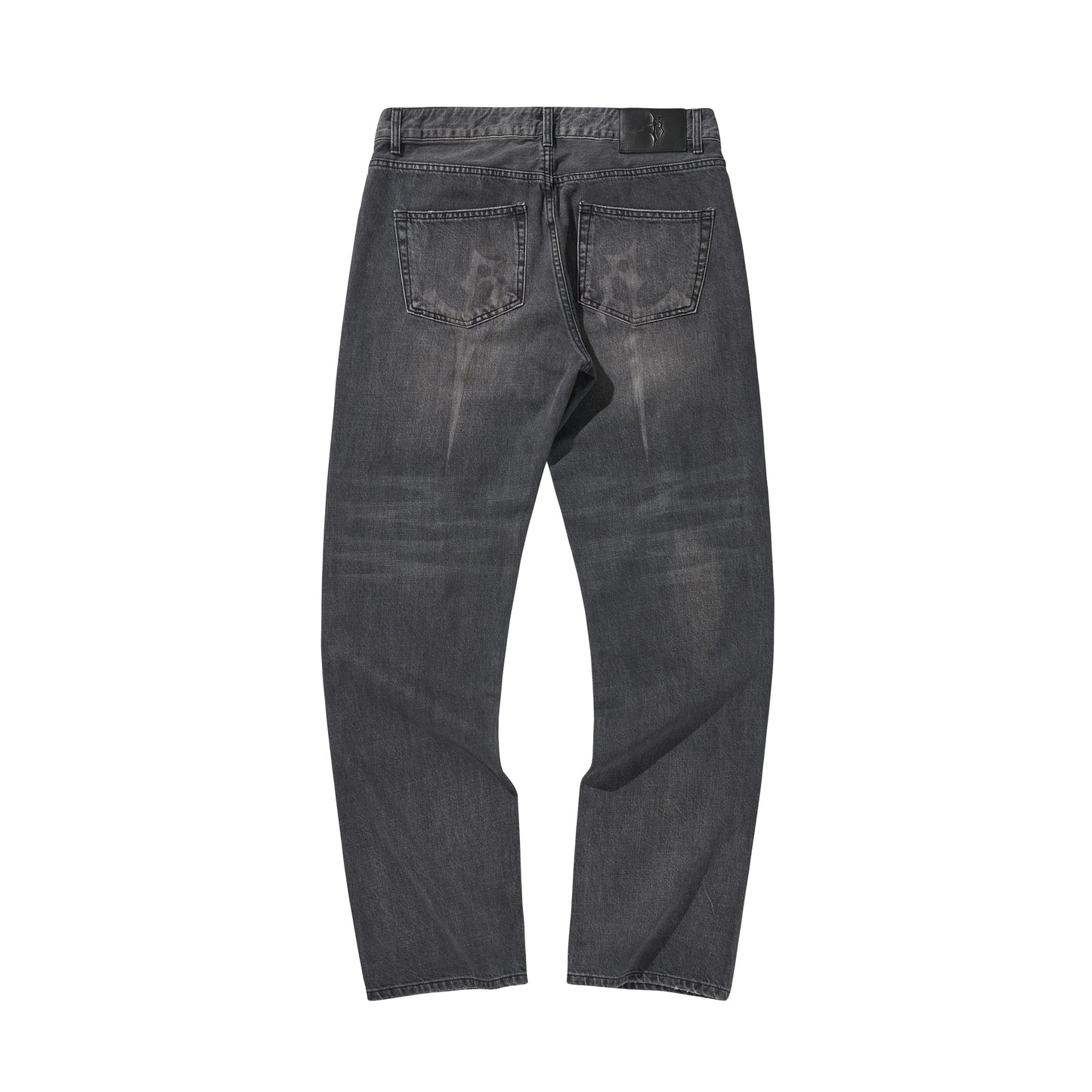 WASHED DENIM PANTS / BLACK