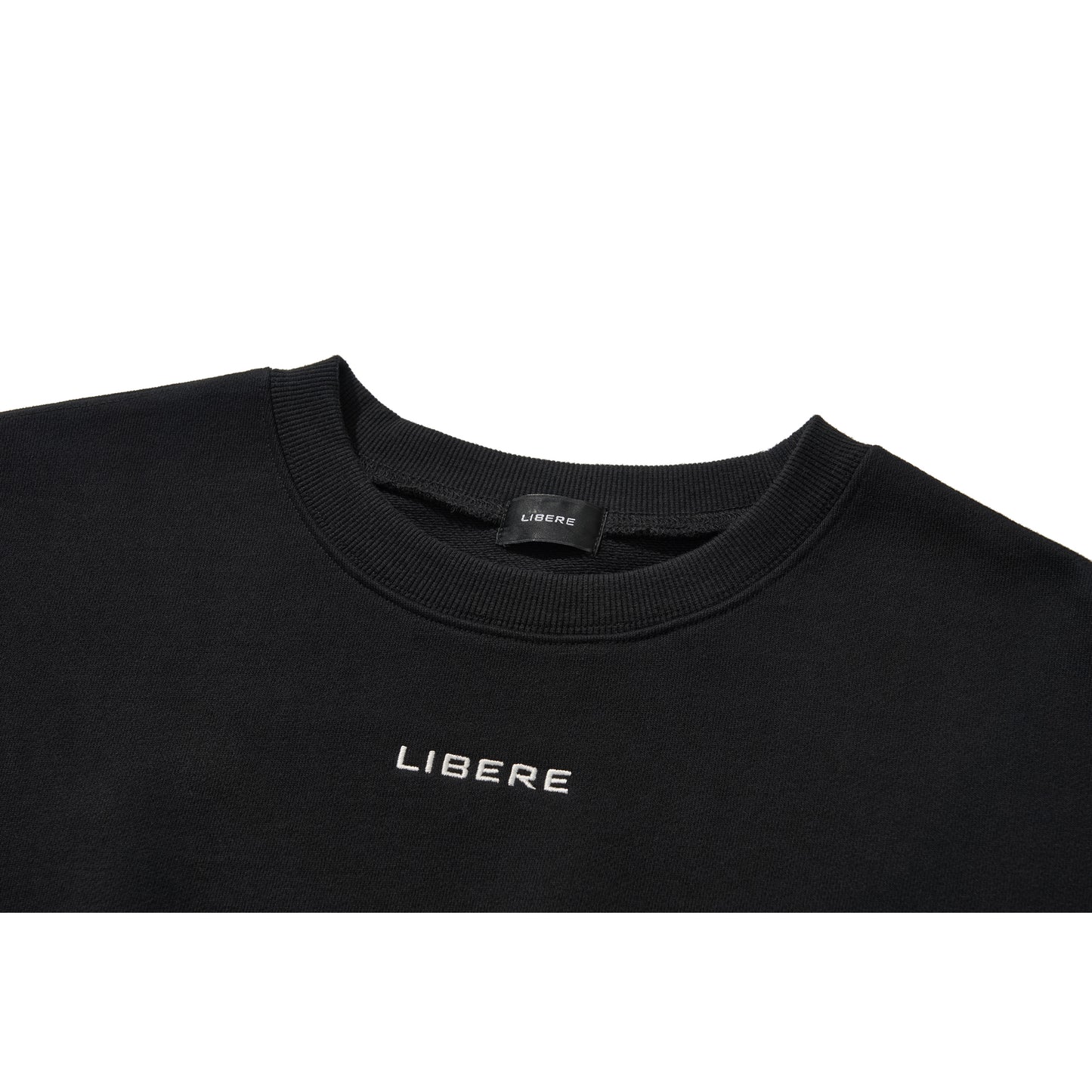 LIBERE LOGO CREWNECK SWEAT / BLACK