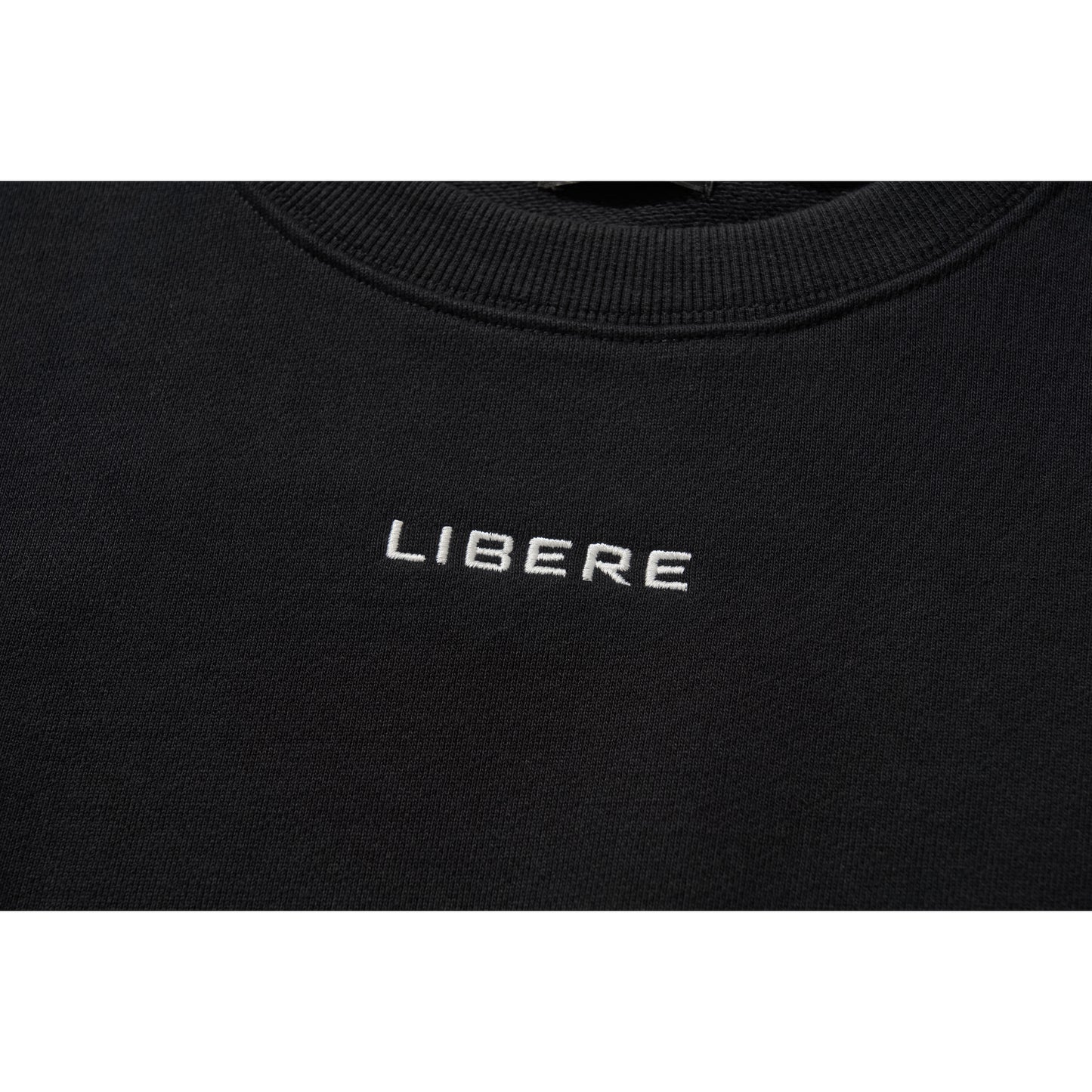 LIBERE LOGO CREWNECK SWEAT / BLACK
