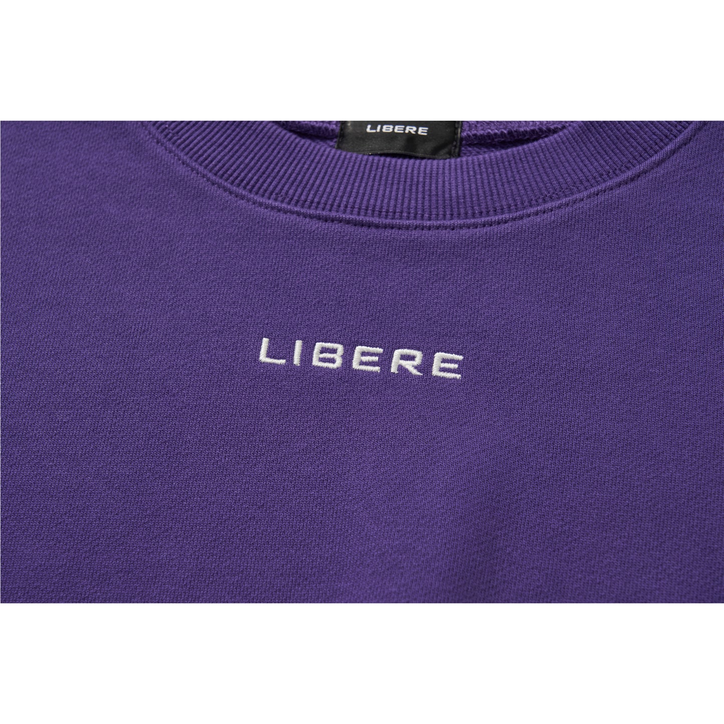LIBERE LOGO CREWNECK SWEAT / PURPLE