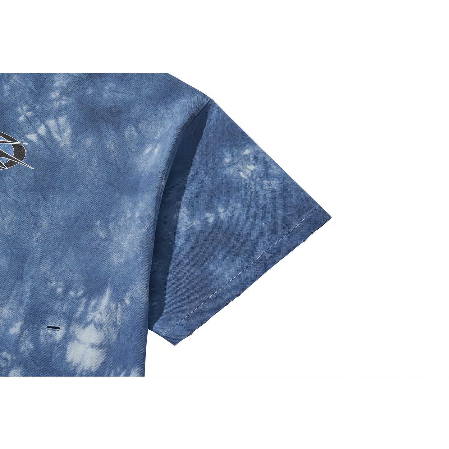 LOGO TYE-DYE T-SHIRT / BLUE