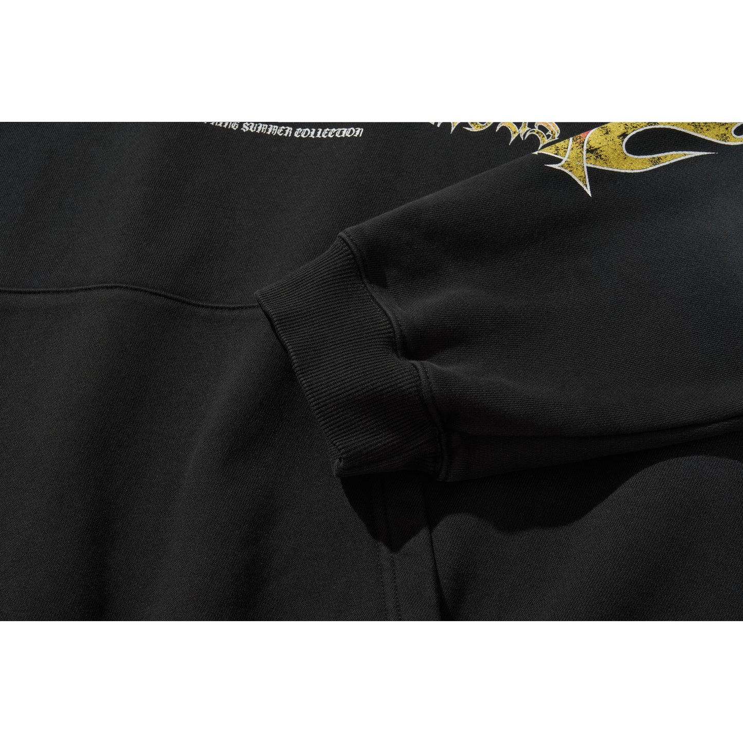 FLAME BEADS HOODIE / BLACK
