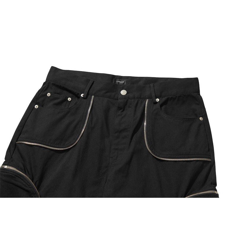 MODIFIED CROSS PANTS / BLACK
