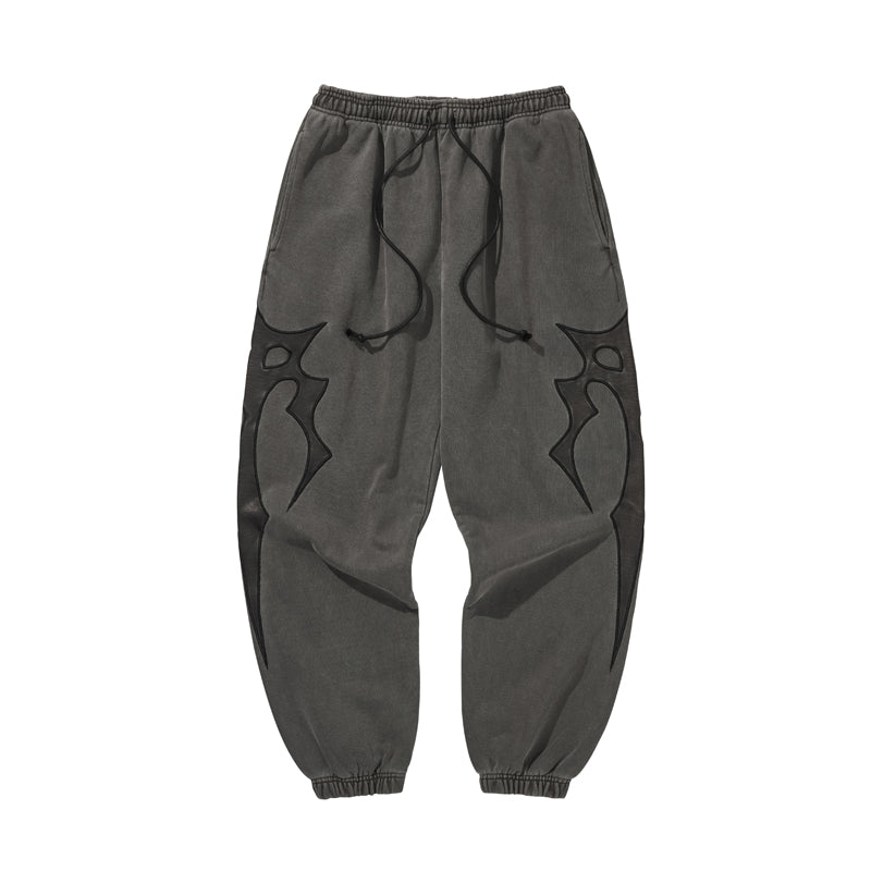 SIDE LOGO SWEAT PANTS / BLACK